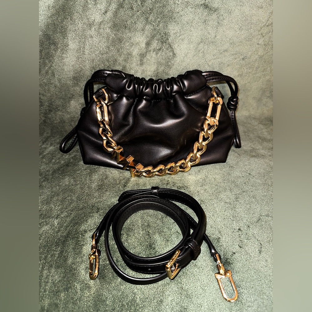 Michael Kors Black Bucket Purse - Small